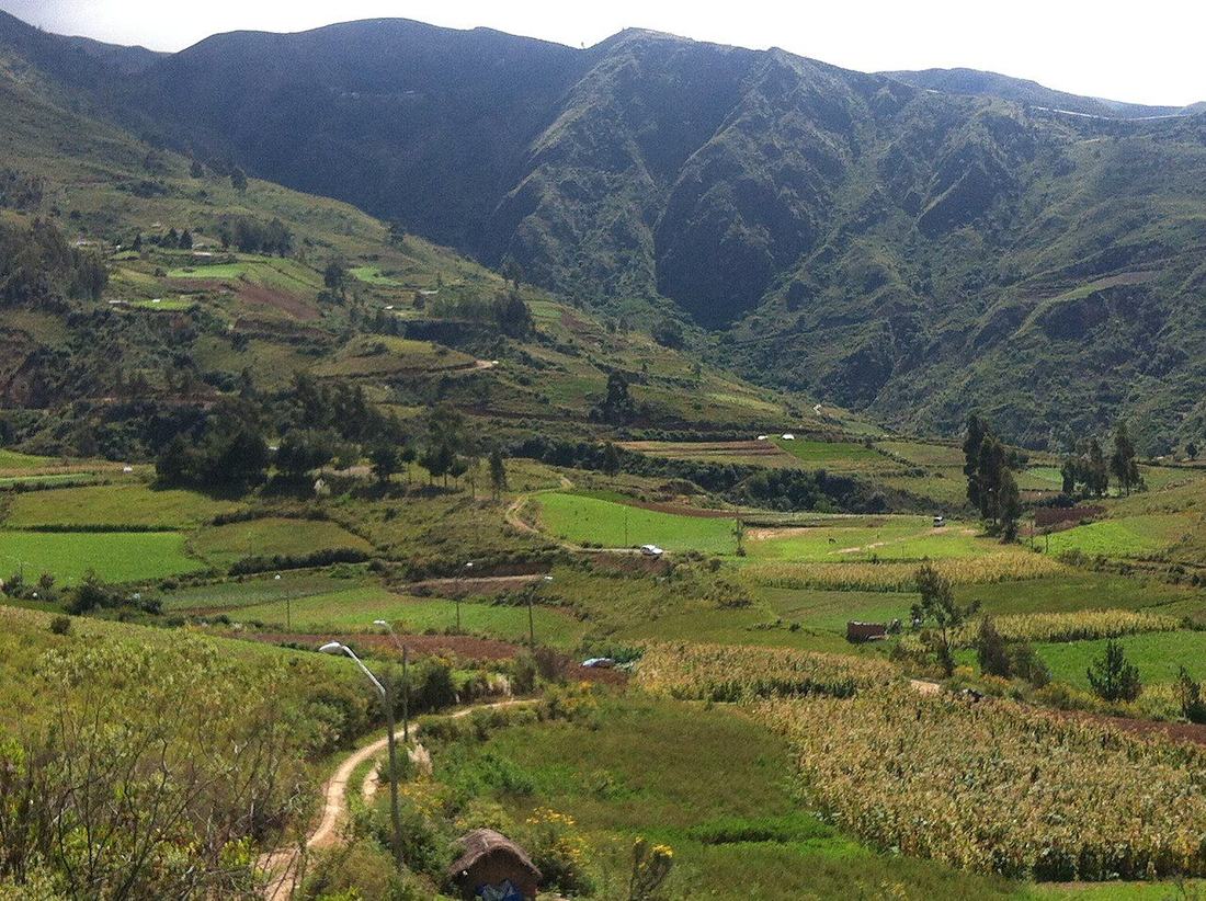 Paisaje de Liriuni, en la provincia Quillacollo